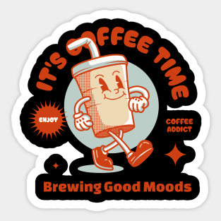 It's Coffee Time Sticker
